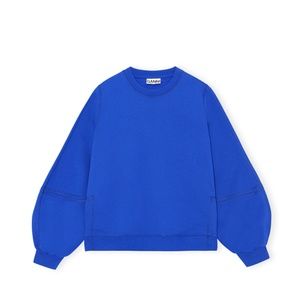 Ganni puff sleeve sweatshirt